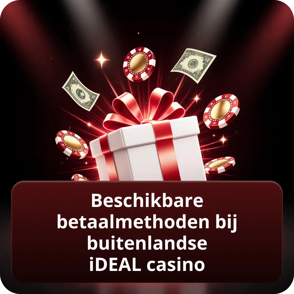 Beschikbare betaalmethoden bij buitenlandse ideal casino